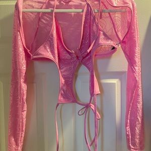 Girls festival top size M